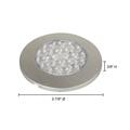 Jesco Lighting Group 18 in. LED Round Surface Mount Display Light - Silver SD122CV3540-S